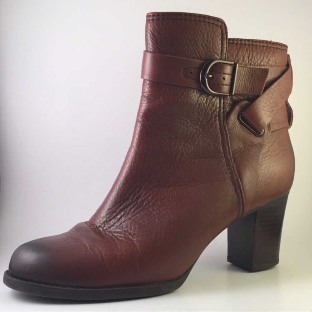 Clarks Jolissa Topaz Leather Mid-Calf Boot